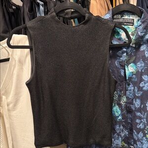 Elegant Black Sleeveless Tank Top